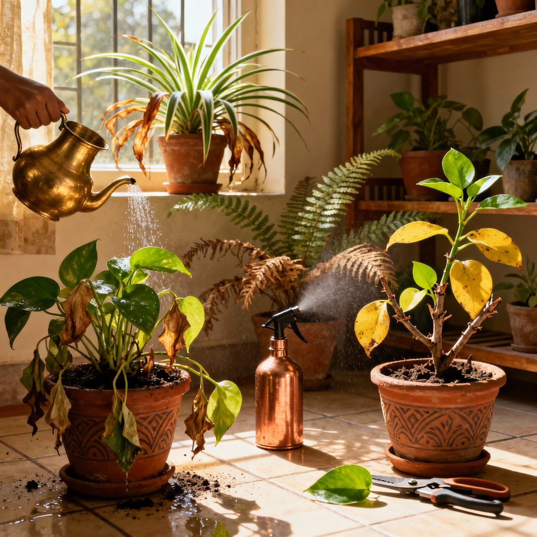 Save Your Dying Houseplants: Tips That Work in Indian Climate
