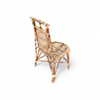 Melman Cane Patio Chair - Chairs - Soiled