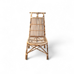 Melman Cane Patio Chair - Chairs - Soiled