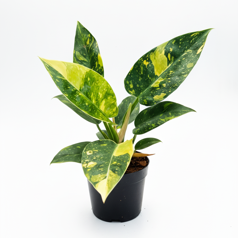 Philodendron Green Congo Variegated
