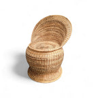 Premium Cane Handmade Chair With Backrest - Chairs - Soiled