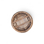 Zoya Cane Seating Stool -  - Soiled