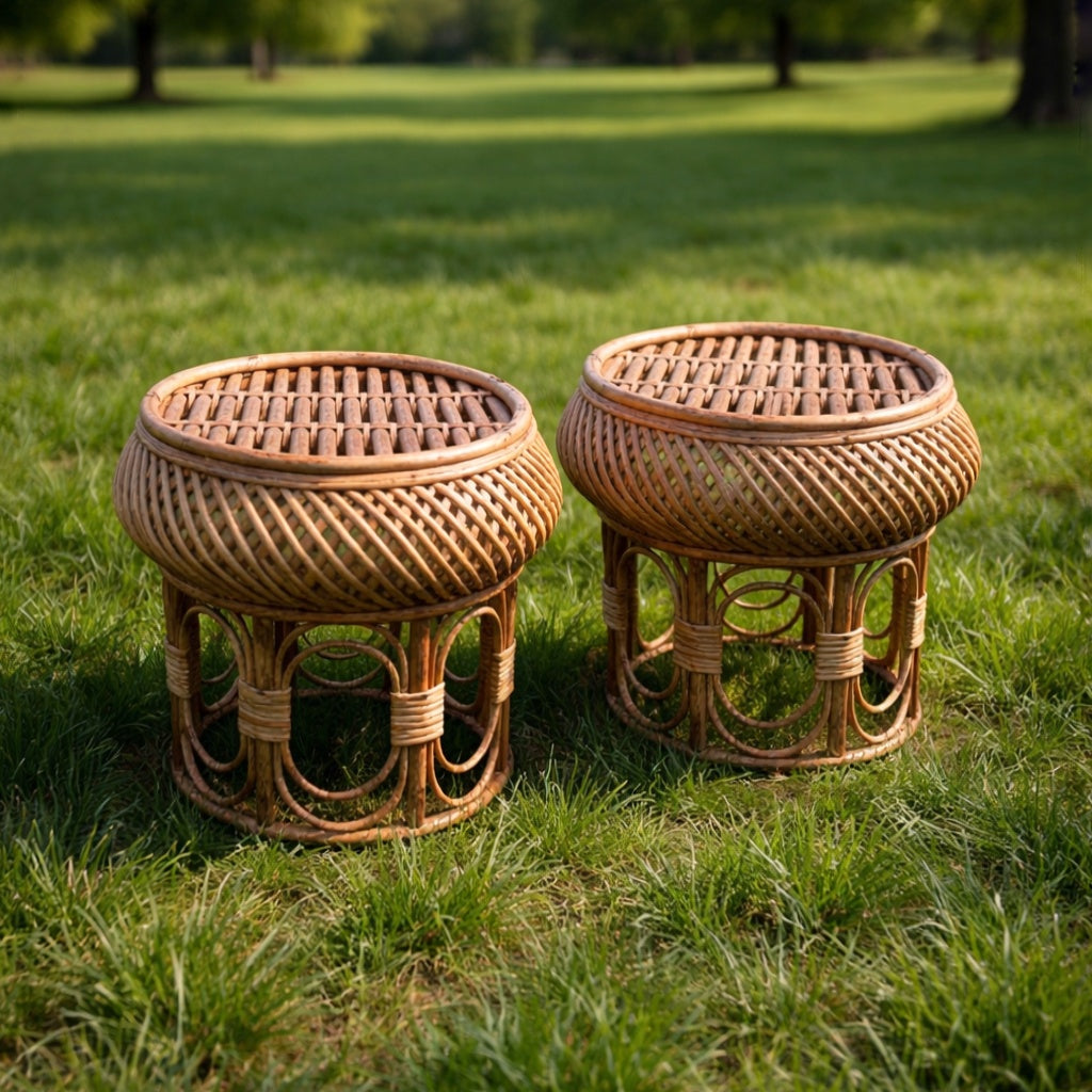 Zoya Cane Seating Stool
