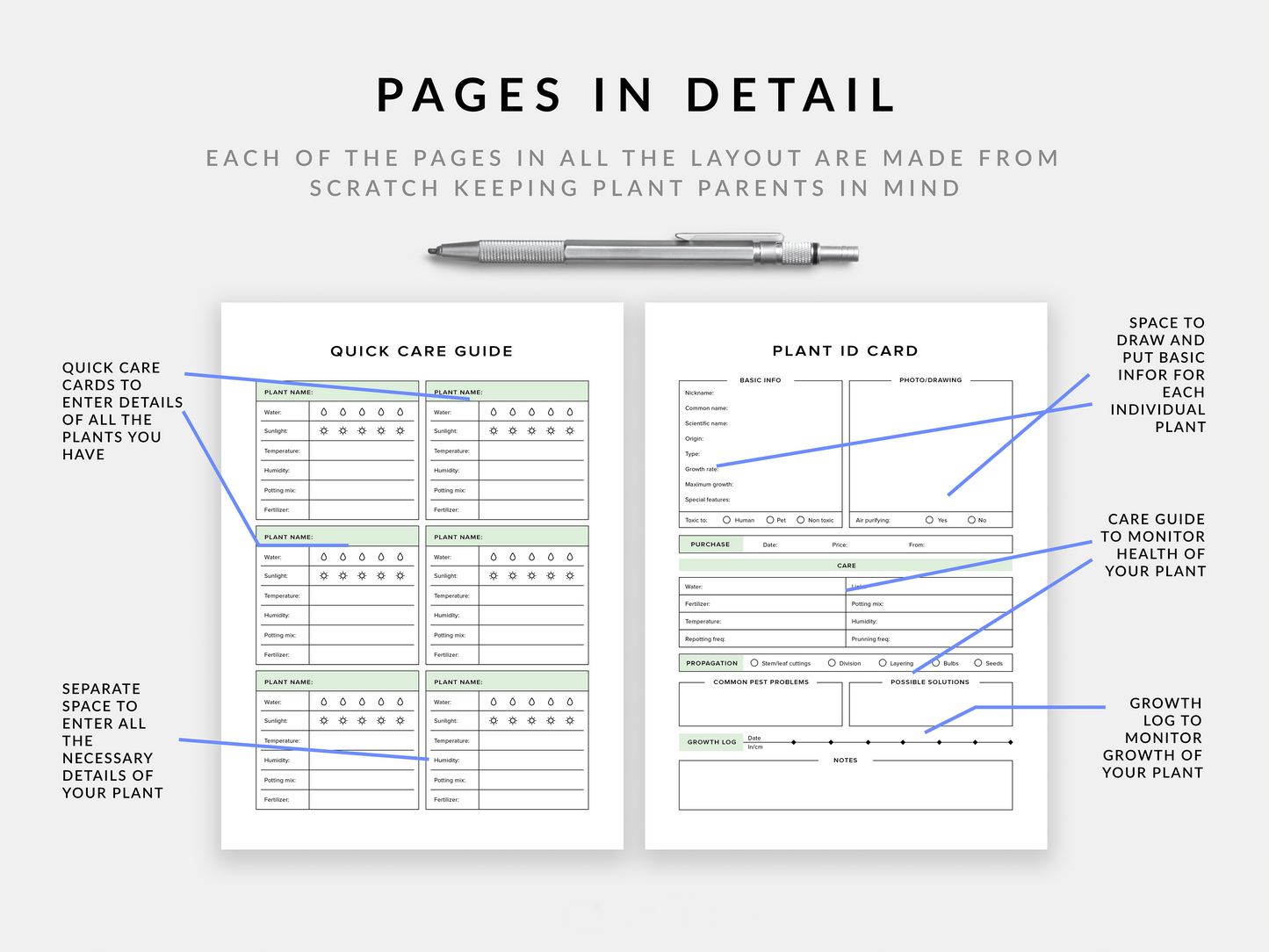 The Ultimate Plant Care Planner (Printable PDF) -  - soiled.in