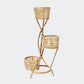 Three-Tier Cane Planter Stand - Pots & Planters - soiled.in