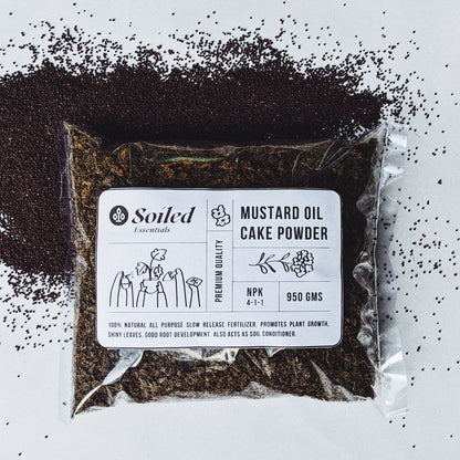 Mustard Oil Cake Bio Fertilizer - Organic Manure - Soiled