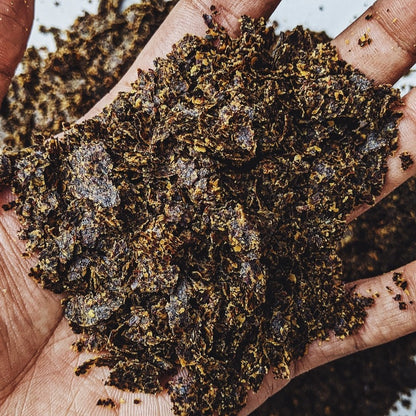 Mustard Oil Cake Bio Fertilizer - Organic Manure - Soiled