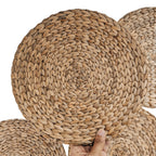 Natural Water Hyacinth Braided Placemats (12 inch) - Home Decor - Soiled