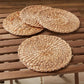 Natural Water Hyacinth Braided Placemats (12 inch) - Home Decor - soiled.in