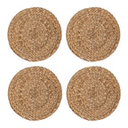 Natural Water Hyacinth Braided Placemats (12 inch) - Home Decor - Soiled